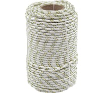 Фал плетеный капроновый РемоКолор 16-прядный, 1000кгс, сердечник капрон, д.8мм, бухта 100м 51-2-028