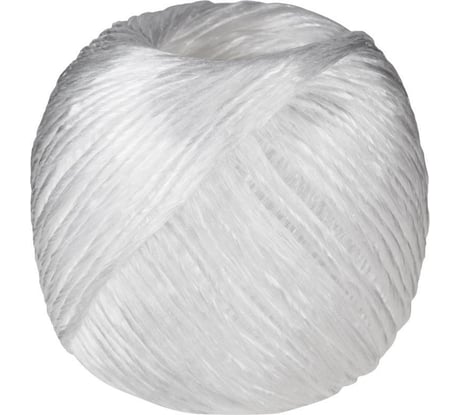 Хозяйственно-бытовой шпагат Комус пп 1,6 ктекс, белый, в бобине 200 гр 17929