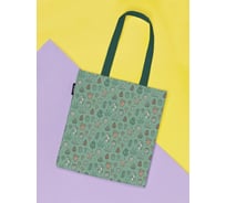 Сумка шоппер JOYARTY женская, c фотопринтом Мир кактусов, 35x37x7 см bsh_423824