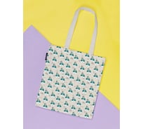 Сумка шоппер JOYARTY женская, c фотопринтом Панда индеец, 35x37x7 см bsh_423834