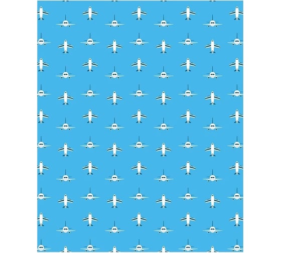 Сумка шоппер JOYARTY женская, c фотопринтом Самолет в движении, 35x37x7 см bsh_423739