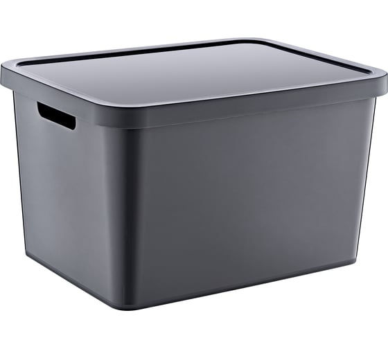 Контейнер с крышкой TURAN STAFI Anthracite 18 л TRN-236-Anthr 1