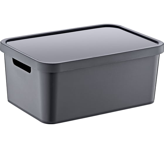 Контейнер с крышкой TURAN STAFI Anthracite 12 л TRN-235-Anthr 1