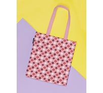 Сумка шоппер JOYARTY женская, c фотопринтом Цветные ромашки, 35x37x7 см bsh_423260