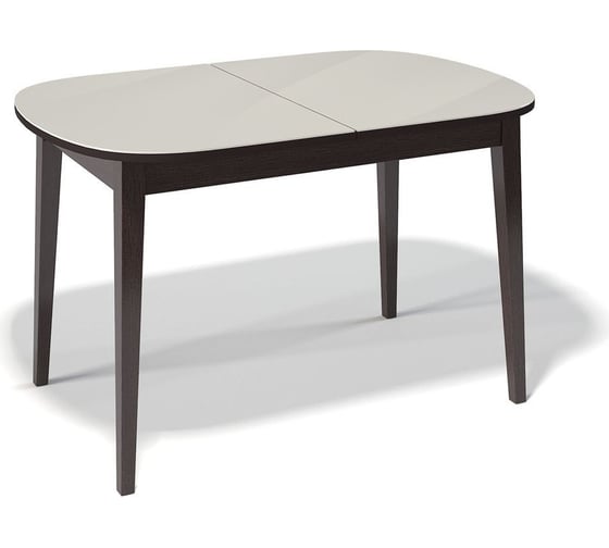 Стол KENNER 1300 M, венге/стекло крем глянец 326446