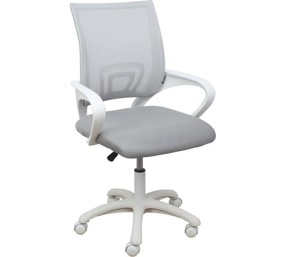Поворотное кресло AKS Home RICCI, WHITE светло серый 74990