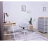 Поворотное кресло AKS Home RICCI, WHITE светло серый 74990 6