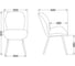 Стул AKS Home HARVEY винный велюр G062-35/черный 80877 7