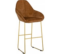 Барный стул R-Home Kent Коричневый/Линк Золото 4101198h_КорЗолот_БАР