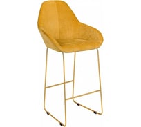 Барный стул R-Home Kent Желтый/Линк Золото 41011981h_ЖёлтЗолот_БАР