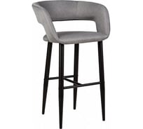 Барный стул R-Home Hugs Светло-серый/Черный 41023110040h_Св.Сер_БАР