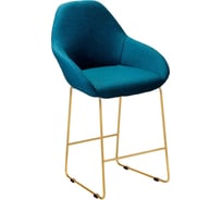 Полубарный стул R-Home Kent БлюАрт/Линк Золото 4101198h_БлюАртЗолот_ПБ