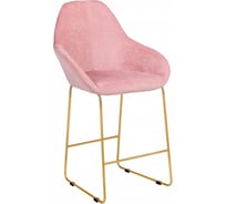 Полубарный стул R-Home Kent Розовый/Линк Золото 4101198h_РозовЗолот_ПБ