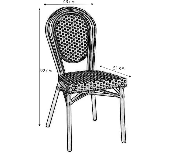 Стул R-Home Франция R 870143red