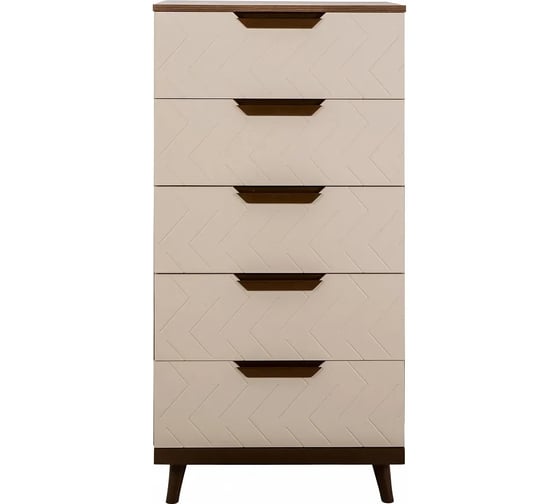 Комод R-Home с 5 ящиками Сканди Бежевый 4009266hM_Беж