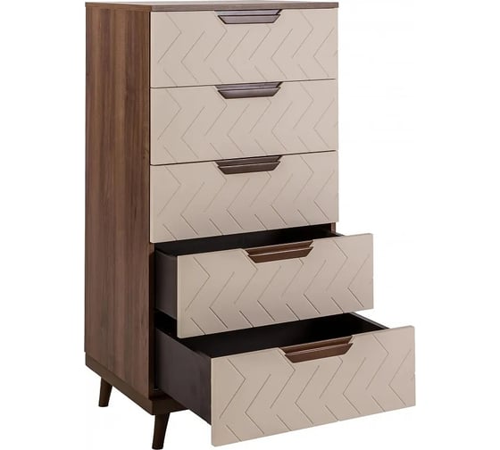 Комод R-Home с 5 ящиками Сканди Бежевый 4009266hM_Беж