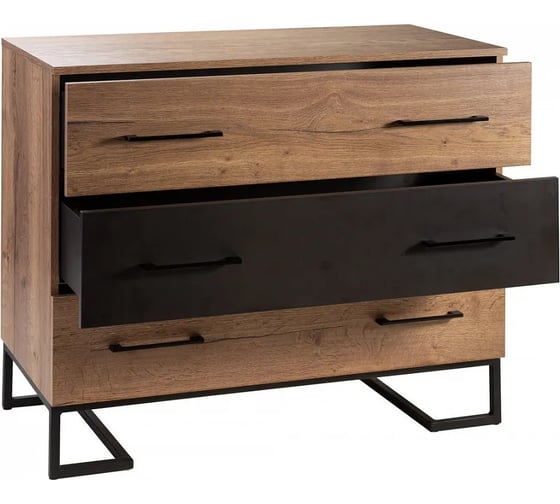 Комод R-Home с 3 ящиками Loft Табак 4009295h_Табак