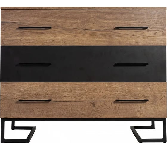Комод R-Home с 3 ящиками Loft Табак 4009295h_Табак