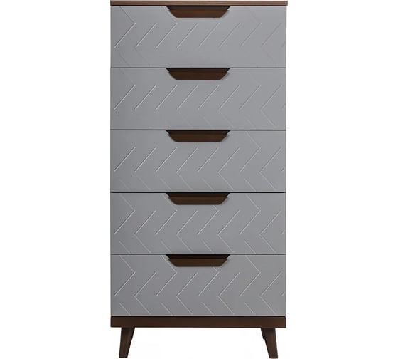 Комод R-Home с 5 ящиками Сканди Грей 4009266hM_Грей