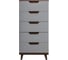 Комод R-Home с 5 ящиками Сканди Грей 4009266hM_Грей 3