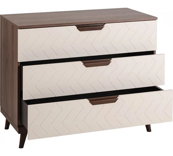 Комод R-Home с 3 ящиками Сканди Бежевый 4009264hM_Беж