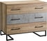 Комод R-Home с 3 ящиками Loft Дуб натур/Бетон 4009295h_Натур 1