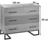 Комод R-Home с 3 ящиками Loft Дуб натур/Бетон 4009295h_Натур 2