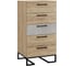 Комод R-Home с 5 ящиками Loft Дуб натур/Бетон 4009296h_Натур 1