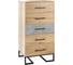 Комод R-Home с 5 ящиками Loft Дуб натур/Бетон 4009296h_Натур 3