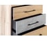 Комод R-Home с 5 ящиками Loft Дуб натур/Бетон 4009296h_Натур 7