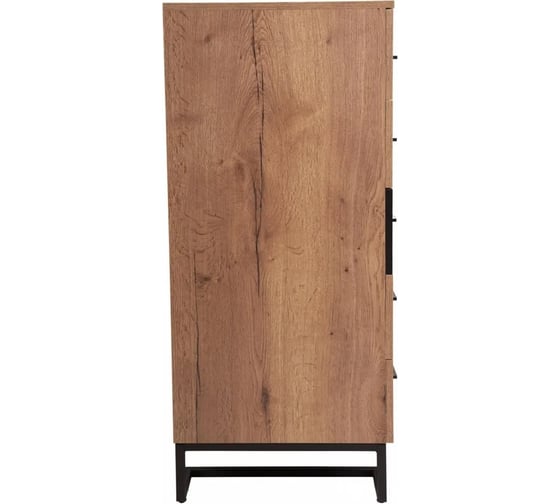 Комод R-Home с 5 ящиками Loft Дуб табак/Графит 4009296h_Табак