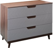 Комод R-Home с 3 ящиками Сканди Грей 4009264hM_Грей