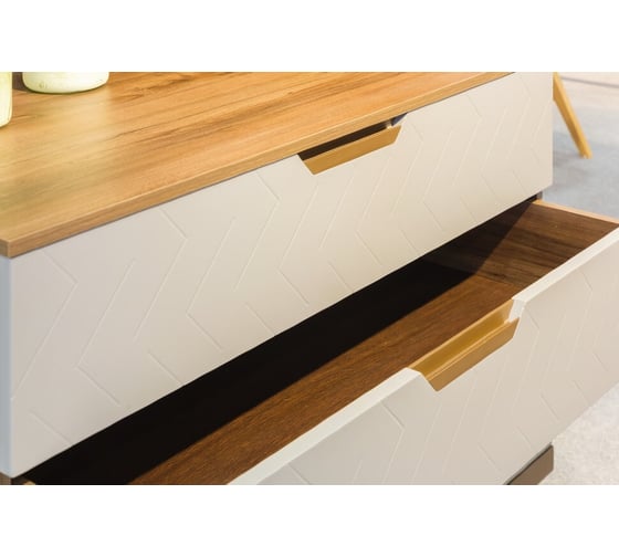 Комод R-Home с 3 ящиками Сканди Грей 4009264hM_Грей