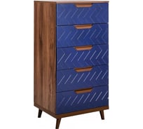 Комод R-Home с 5 ящиками Сканди Сапфир 4009266hM_Сапфир