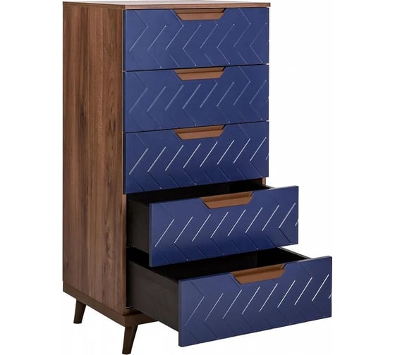 Комод R-Home с 5 ящиками Сканди Сапфир 4009266hM_Сапфир