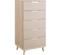 Комод R-Home с 5 ящиками Сканди Жемчужно-белый 4009266hM_Жемчуг