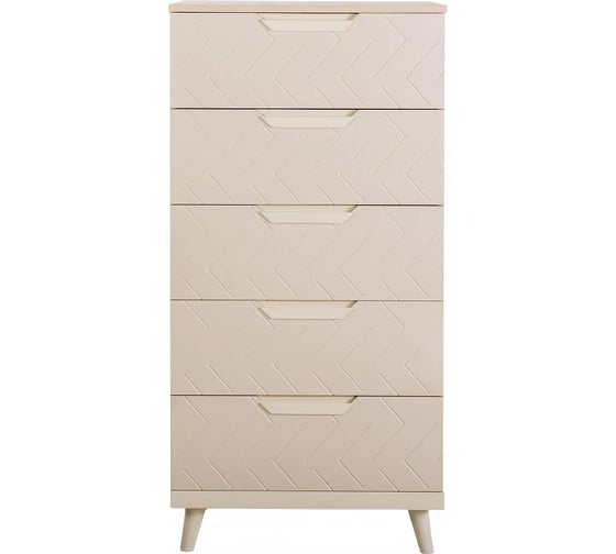 Комод R-Home с 5 ящиками Сканди Жемчужно-белый 4009266hM_Жемчуг
