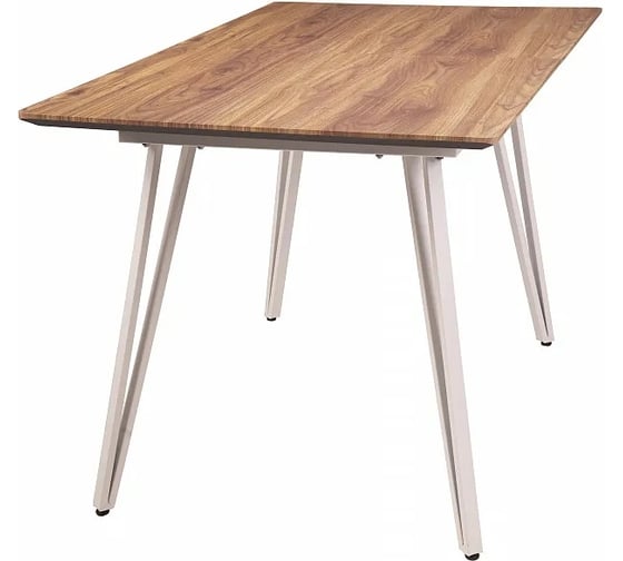 Стол R-Home Диего раздвиж. 120-160x80 натур орех_БЕЛЫЙ 41042910h_натОрех12