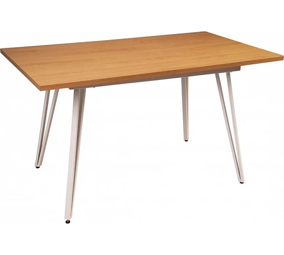 Стол R-Home Диего раздвиж. 140-180x80 Дуб Корбридж_БЕЛЫЙ 41042910h_ДубКорб14 1