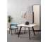 Стол R-Home Лунд 860x860 Белый Темный орех 400330053h_бел 10