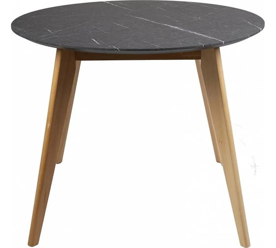 Стол R-Home Лунд круглый д.860 Мрамор Графит 40033007h_мргр