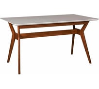 Стол R-Home Нарвик раскладной 120-160 ОРЕХ-Белый 40033721h_Обел