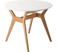 Стол R-Home Нарвик круглый д.960 бук-белый 40033012h_бел