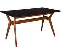 Стол R-Home Нарвик раскладной 140-180 ОРЕХ-Мрамор Графит 40033741h_ОМрГ