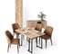 Стол R-Home раскладной обеденный Loft 160 Дуб натур 4003604h_Натур 11