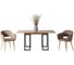 Стол R-Home раскладной обеденный Loft 160 Дуб натур 4003604h_Натур 14