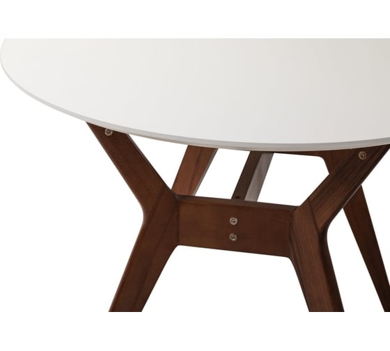 Стол R-Home Нарвик д.960 Белый Темный орех 400330183h_бел