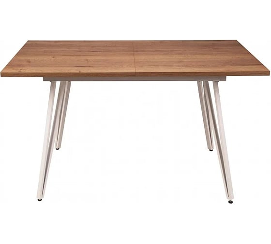 Стол R-Home Диего раздвиж. 120-160x80 Галифакс Табак_БЕЛЫЙ 41042910h_Табак12