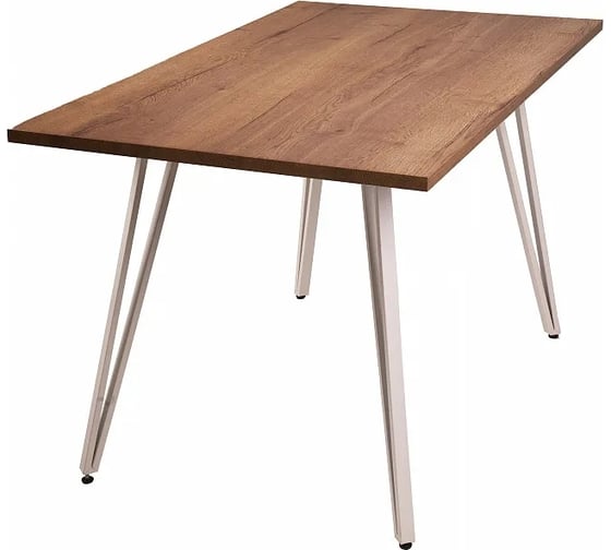 Стол R-Home Диего раздвиж. 120-160x80 Галифакс Табак_БЕЛЫЙ 41042910h_Табак12