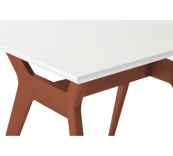 Стол R-Home Нарвик 960x960 Белый Темный орех 400330163h_бел